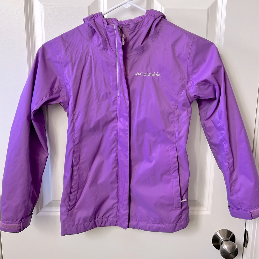 Girls Columbia Rain Jacket